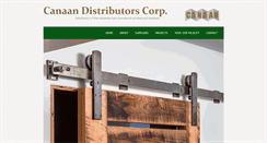 Desktop Screenshot of canaandistributors.com